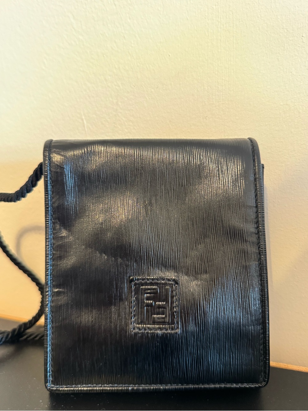 FENDI Leather Crossbody pouch